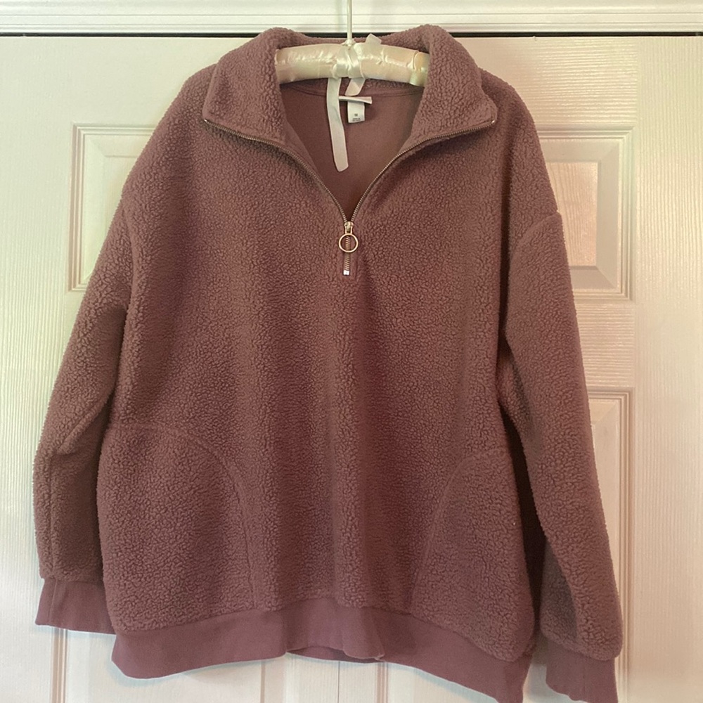 Cozy fleece pullover